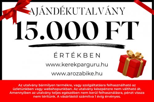 Ajándékutalvány 15000 Ft Értékben