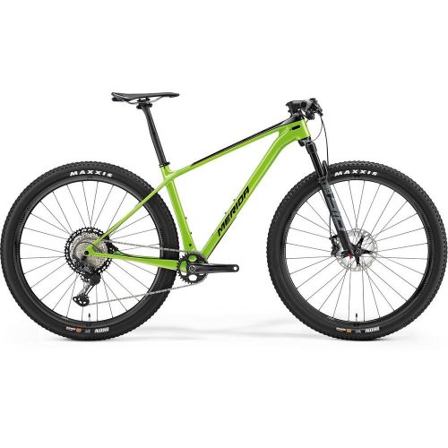 EZ CSAK VÁZ!!!  MERIDA 2021 BIG NINE CARBON 7000 L (19)  FEKETE/ZÖLD