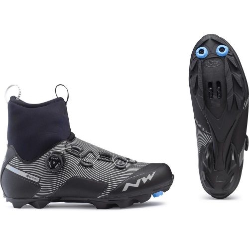 Cipő NORTHWAVE MTB CELSIUS XC ARCTIC GTX, 42 téli, fekete/fényvisszaverős