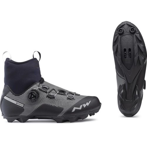 Cipő NORTHWAVE MTB CELSIUS XC GTX FEKETE/FÉNYVISSZAVERŐS