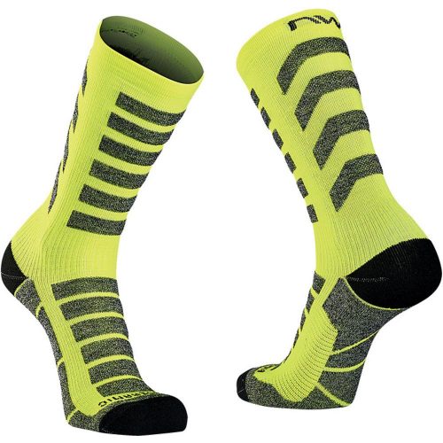 Zokni Northwave Téli Husky Ceramic Fekete /Fluo Sárga