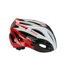 Fejvédő Bikefun  Vision Piros-Fekete -Fehér, 58-61 Cm