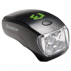   Lámpa Bikefun  Lucid Első 5 Fehér Led, 2 Funkció, Fekete  - Jy-286B