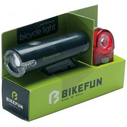 Lámpa BIKEFUN TWIN szett E+H 1+2 LED - JY-345+JY-596