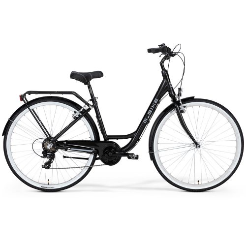 M-Bike Cityline 728 Selyem Fekete , 28 Kerékpár