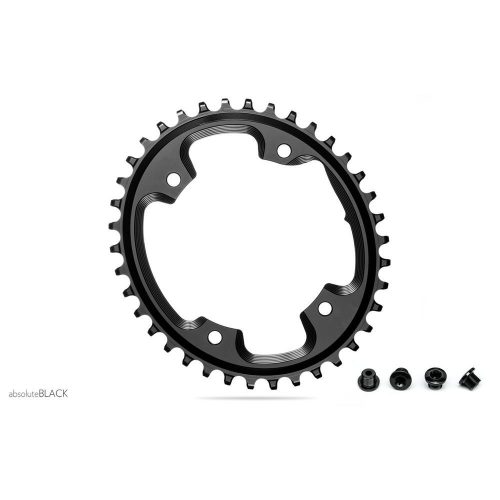 Lánckerék Cx Oval 110Bcd Asszimetrikus 4 Lyukas Fekete  40T Csavarral