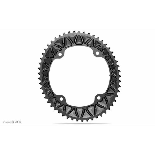 Lánckerék Országúti Oval Campagnolo Fekete  145/112Bcd 4 Lyukas 53T