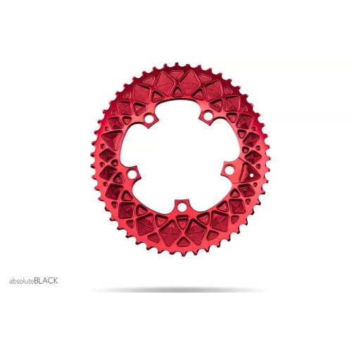 Lánckerék Országúti Oval Sram 110Bcd 5 Lyukas Piros 50T