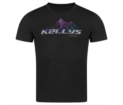 Póló KELLYS PEAK krátký rukáv Black -