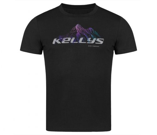 Póló KELLYS PEAK krátký rukáv Black -