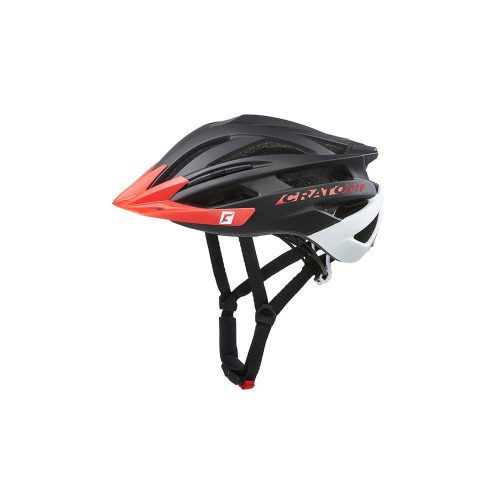 Cratoni Sisak Agravic Black-Red-Black S-M 54-58 Cm Cratoni