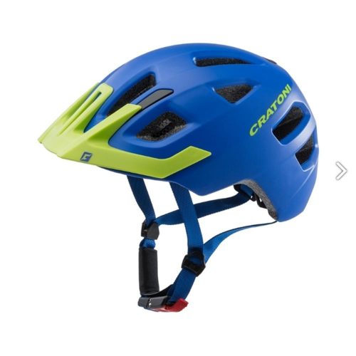 Cratoni Sisak Maxster Pro Blue-Lime Matt S-M