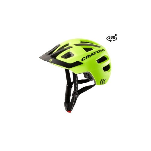 Sisak Maxster Pro-R 360° Neonyellow Matt S-M Cratoni