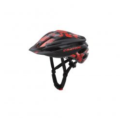 Cratoni Sisak Pacer Black-Red Matt S-M 54-58 Cm Cratoni