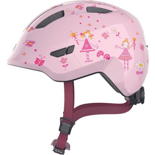 Abus Kerékpáros Gyerek Sisak Smiley 3.0, In-Mold, Rose Princess, M (50-55 Cm)