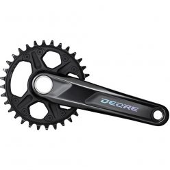   SHIMANO FRONT CHAINWHEEL, FC-M6100-1, DEORE, FOR REAR 12-SPEED, 2-PCS FC, 165MM,