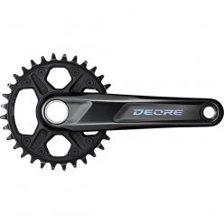   Shimano Front Chainwheel, Fc-M6130-1, Deore, For Rear 12-Speed, 2-Pcs Fc, 170Mm,