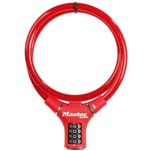 Lakat Master Lock Spirál 8229Col Számos 0,90 Mx12 Mm Piros {4/4}