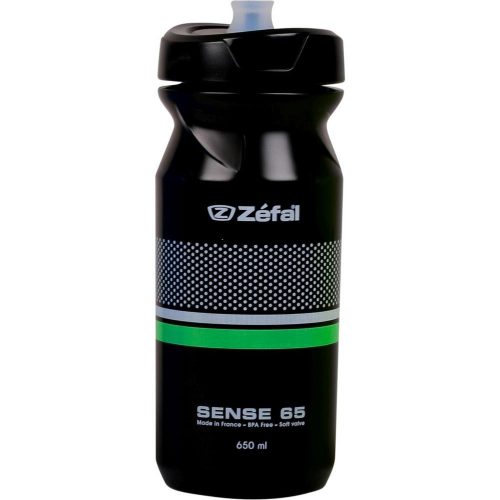 Kulacs Zefal Sense M65 - 650Ml Menetes Fekete  (Fehér/Zöld){6/4}