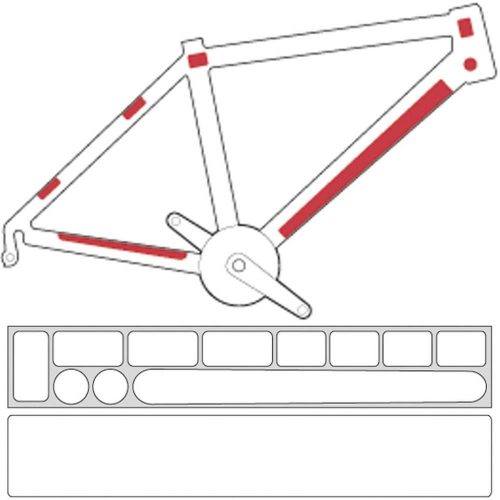 Protektor Matricaszett Zefal Komplett Bicajra M Átlátszó 12Db-Os{4/4}