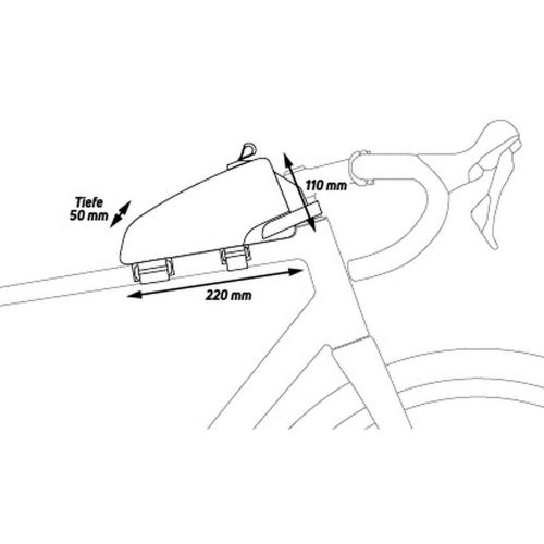 Váztáska Zefal Z Adventure T1 Felsőcsőre T.Záras 1.0L Fekete  144G{2/4}