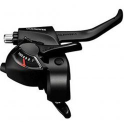   Shimano Fékváltókar  Bal Tx 3-As Ez-Fire Fekete  2-Ujjas V-Fékhez