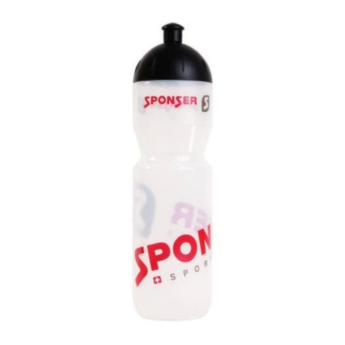 Sponser Kulacs (750Ml), Átlátszó/Fekete Kupakkal Bpa-Mentes