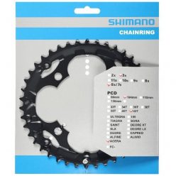 Lánckerék 42F Shimano Fcm361 Fekete  3X8 Pcd 104Mm