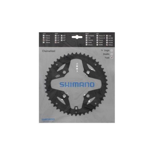 Lánckerék 48F Shimano Fcm391 Fekete  3X9 Pdc 104Mm