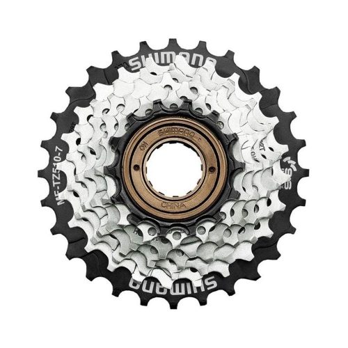 Racsni 7-Es 14-28 Shimano Tz510 Ezüst/Fekete