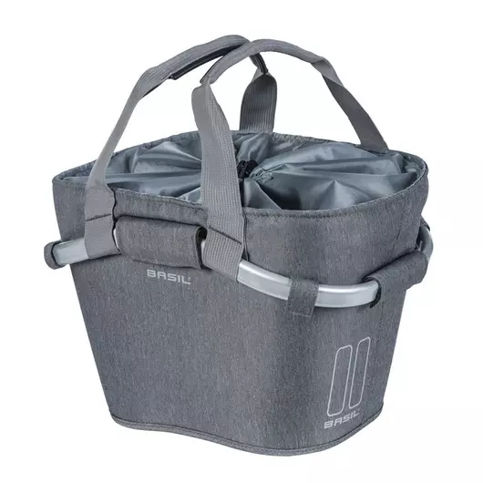 Basil Első Kosár Classic Carry All Front Basket, Kf Kompatibilis, Kormányadapter Nélkül (Ba 70177)