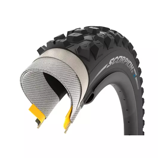 Külső Pirelli Scorpion™ Enduro Mtb S Defektvédelem: Hardwall 60 Tpi Tubeless Ready(Belső Nélküli) Fold. 27,5" X 2,4